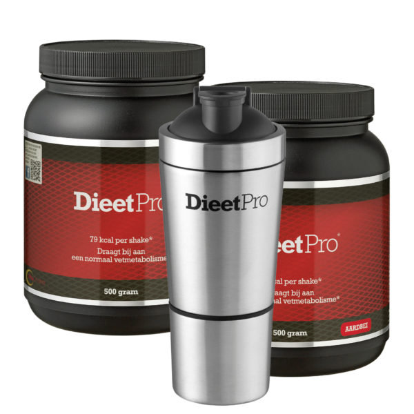 DieetPro RVS Shaker pakket 1