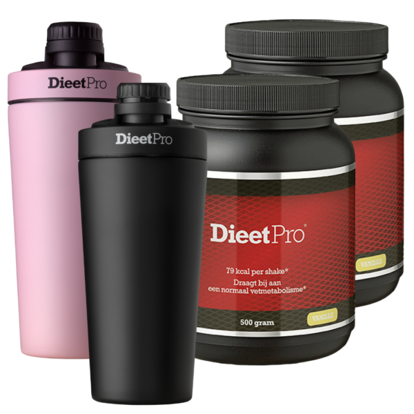 DieetPro RVS Shaker pakket 1