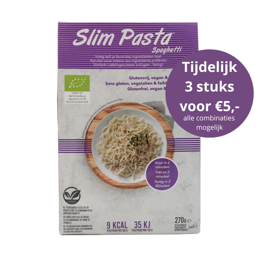Low Calorie SlimPasta Spaghetti Organic (nu 3 voor €5,-)
