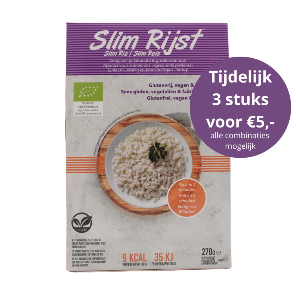 Low Calorie SlimPasta Rijst Organic (nu 3 voor €5,-)