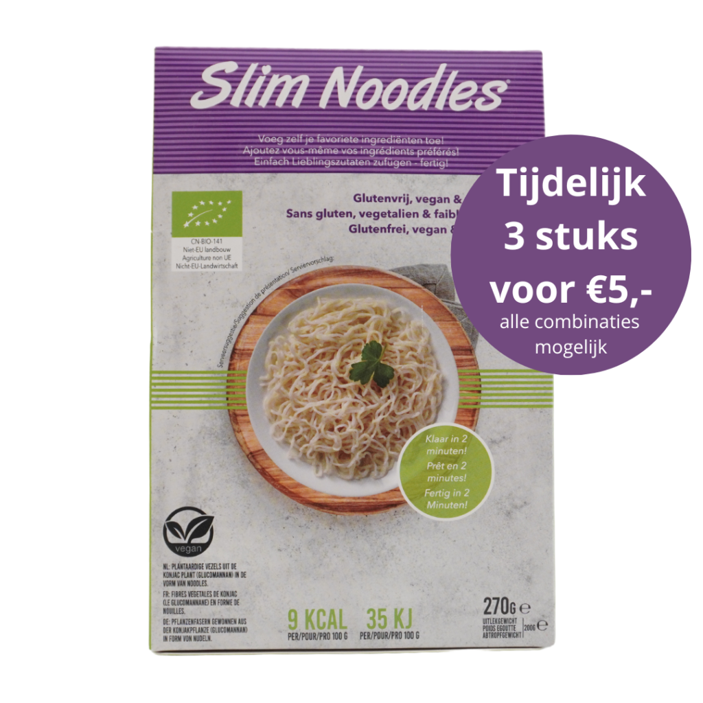 Low Calorie SlimPasta Noodles Organic (nu 3 voor €5,-)