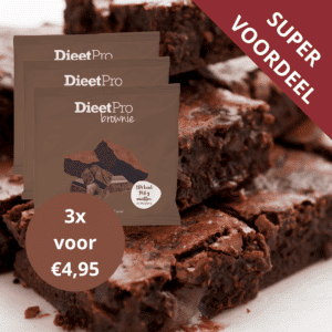 DieetPro Brownie Mix met gratis bakvormpje 10