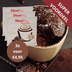 3x DieetPro Brownie Mix 5